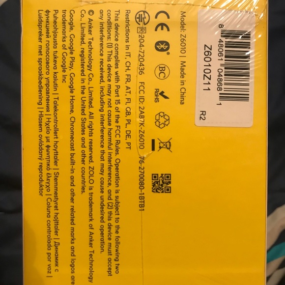 Moto Voice Activated Speaker w/ Bluetooth - Picture 3 of 3
